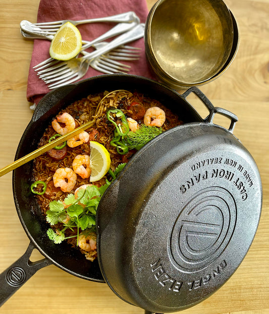 Chorizo Paella with Green Chilli & Coriander